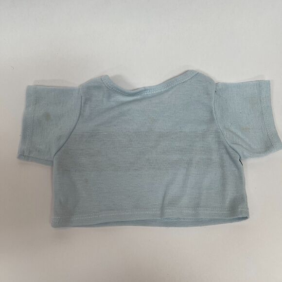 Build A Bear Workshop BABW Top Shirt Blue Mickey - Picture 3 of 5